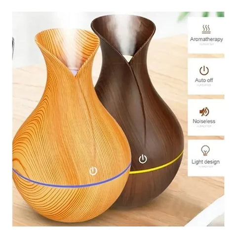 Humidificador Difusor LED Tipo Jarrón
