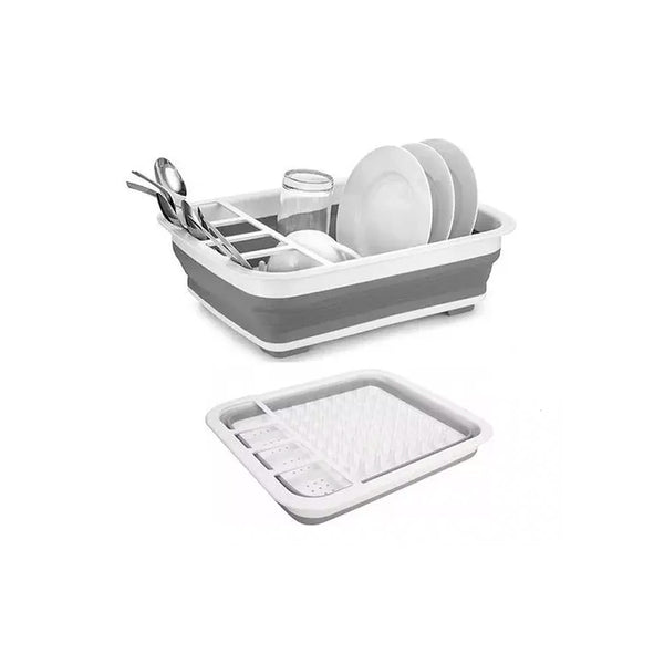 Escurridor de Platos Plegable con Bandeja