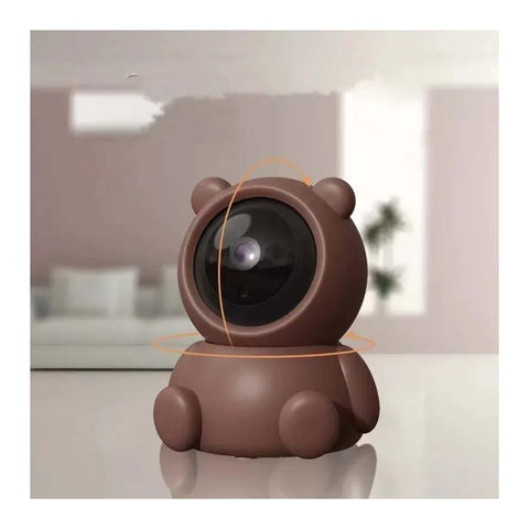 Cámara Espía IP WiFi 1080P Oso Café