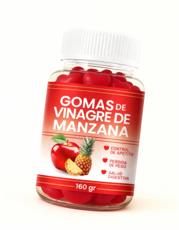 GOMAS DE VINAGRE DE MANZANA BLANK