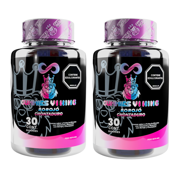 Envase Gummies Vi King Vigorizante